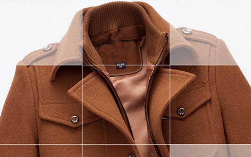 Tanzanix | Elegant winter woolen coat-Apparel & Accessories > Clothing > Outerwear > Coats & Jackets > Overcoats-Tanzanix