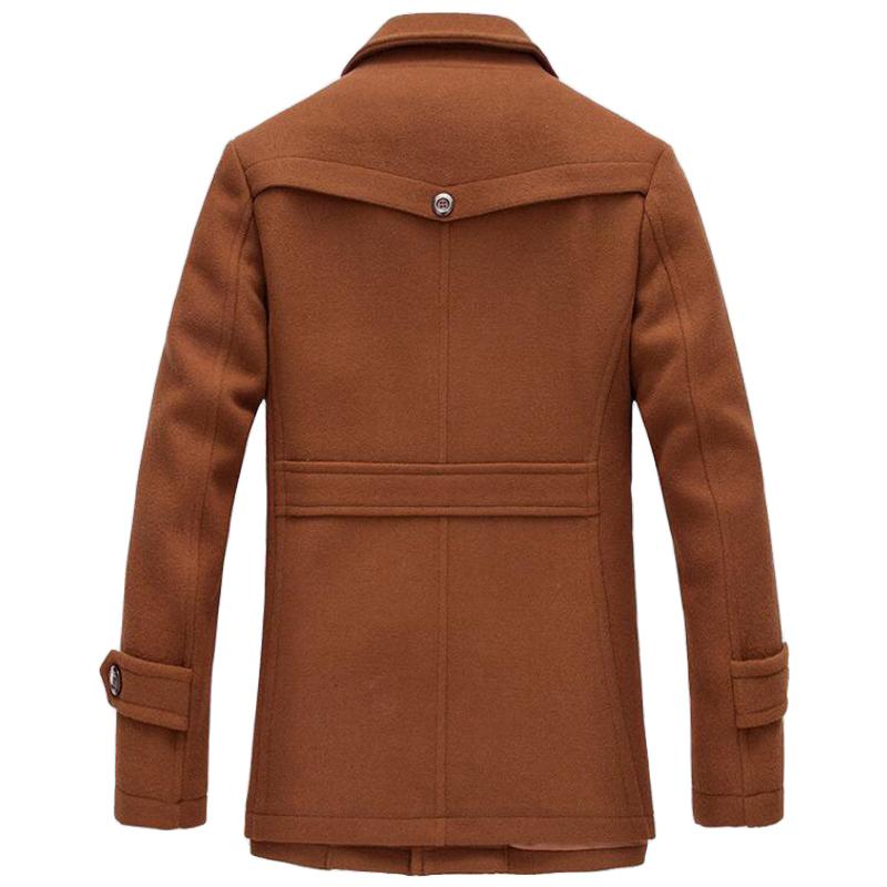 Tanzanix | Elegant winter woolen coat-Apparel & Accessories > Clothing > Outerwear > Coats & Jackets > Overcoats-Tanzanix