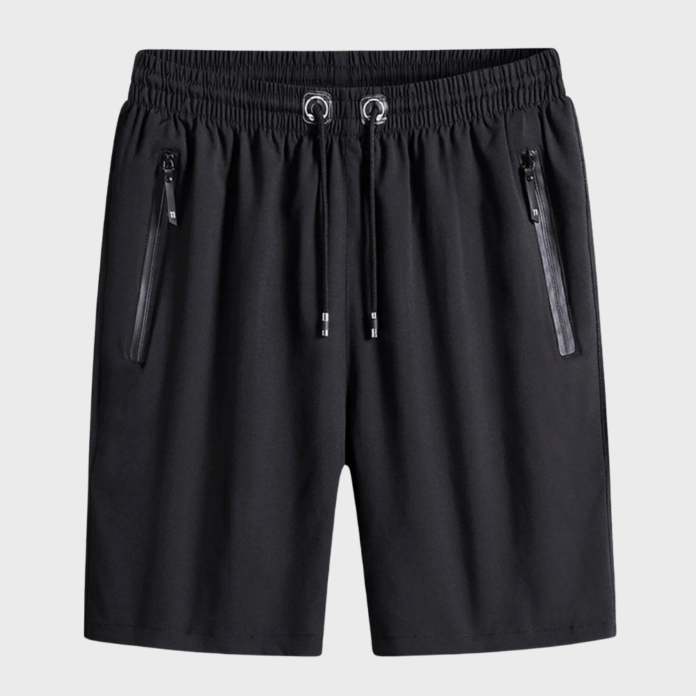 Tanzanix | Flexible casual shorts-Apparel & Accessories > Clothing > Shorts-Black-L-Tanzanix