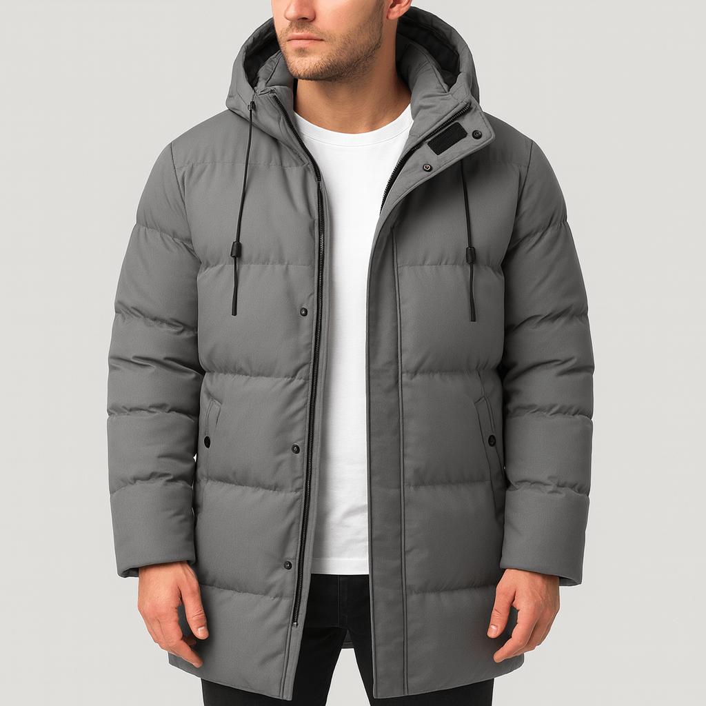 Tanzanix | Insulated parka jacket, contemporary fit-Apparel & Accessories > Clothing > Outerwear > Coats & Jackets > Parkas-Gray-L-Tanzanix