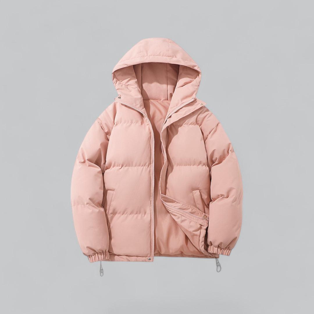 Tanzanix | Insulated waterproof puffer jacket-Apparel & Accessories > Clothing > Outerwear > Coats & Jackets > Puffer Jackets-Pink-S-Tanzanix