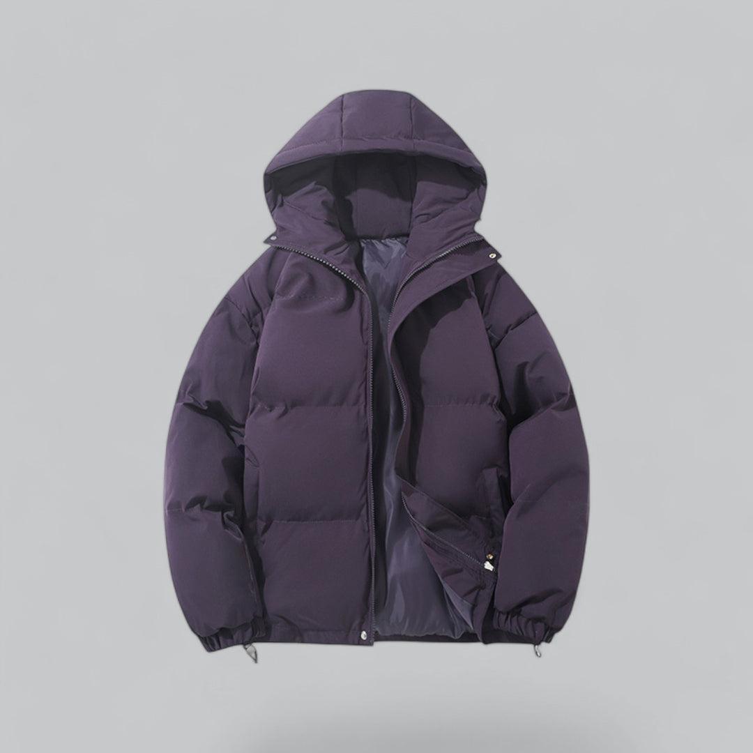 Tanzanix | Insulated waterproof puffer jacket-Apparel & Accessories > Clothing > Outerwear > Coats & Jackets > Puffer Jackets-Purple-S-Tanzanix
