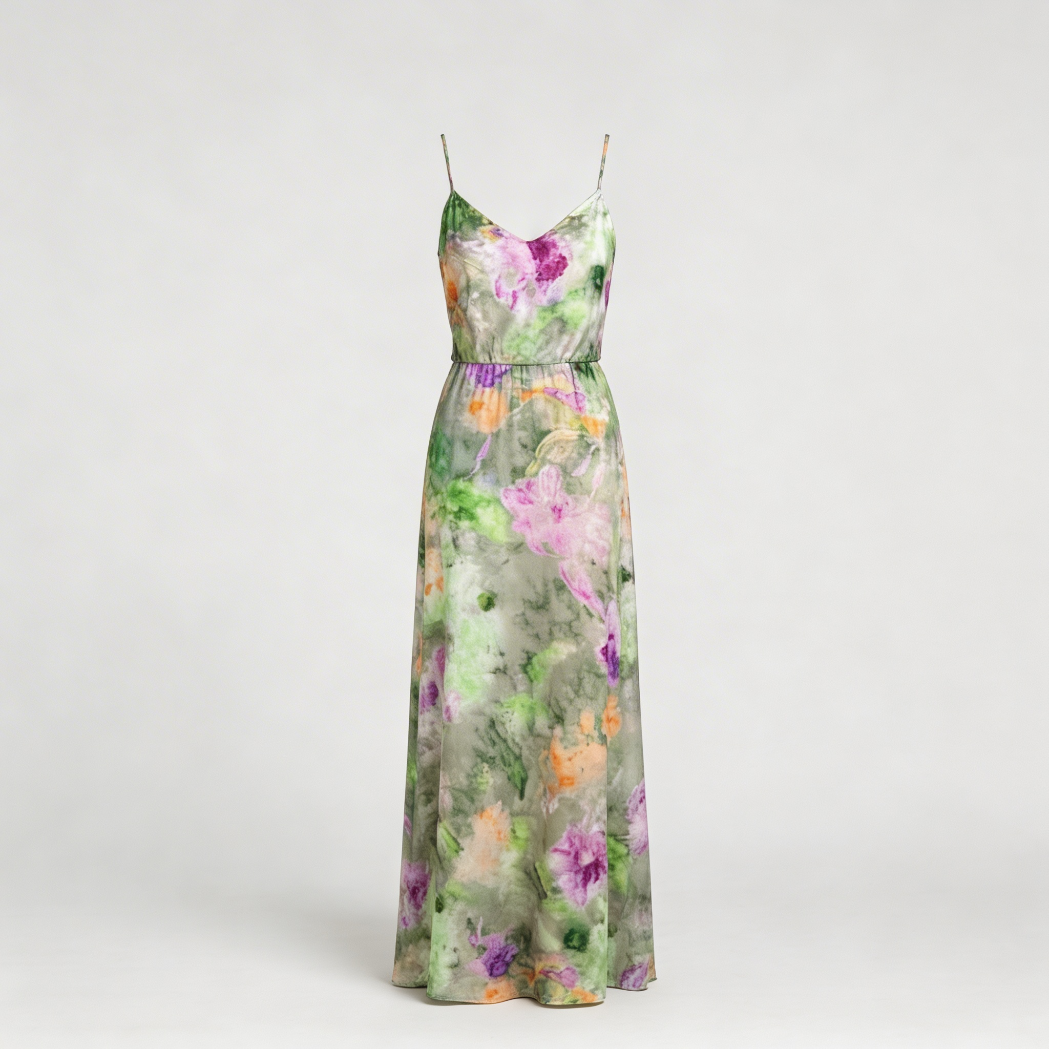 Tanzanix | Lightweight maxi dress with modern print-Apparel & Accessories > Clothing > Dresses-Tanzanix