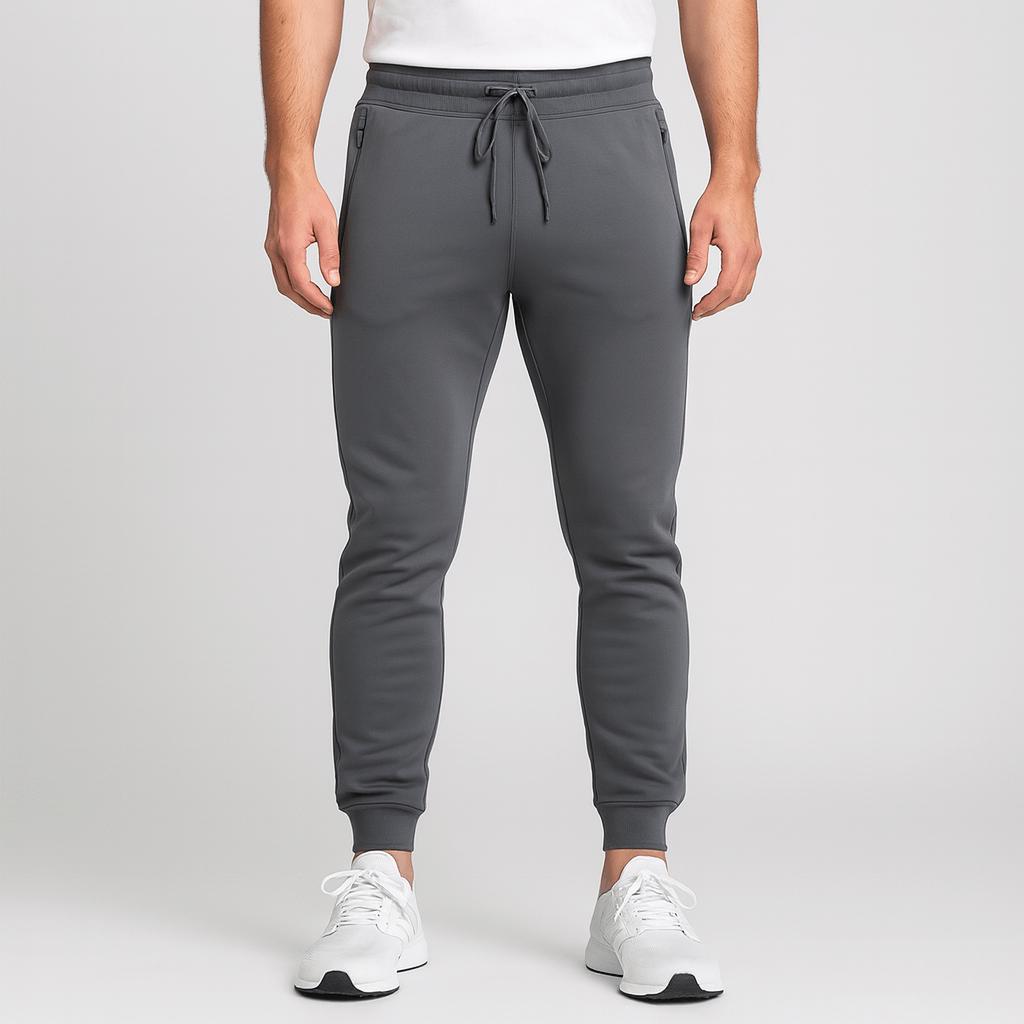 Tanzanix | Lightweight polyester trousers-Apparel & Accessories > Clothing > Pants > Trousers-Dark Gray-XS-Tanzanix