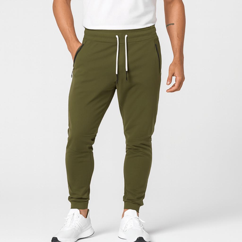 Tanzanix | Lightweight polyester trousers-Apparel & Accessories > Clothing > Pants > Trousers-Green-XS-Tanzanix