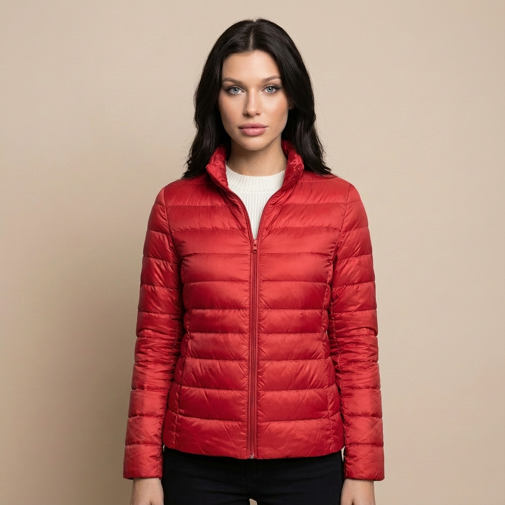 Tanzanix | Lightweight water-repellent puffer jacket-Apparel & Accessories > Clothing > Outerwear > Coats & Jackets > Puffer Jackets-Red-S-Tanzanix