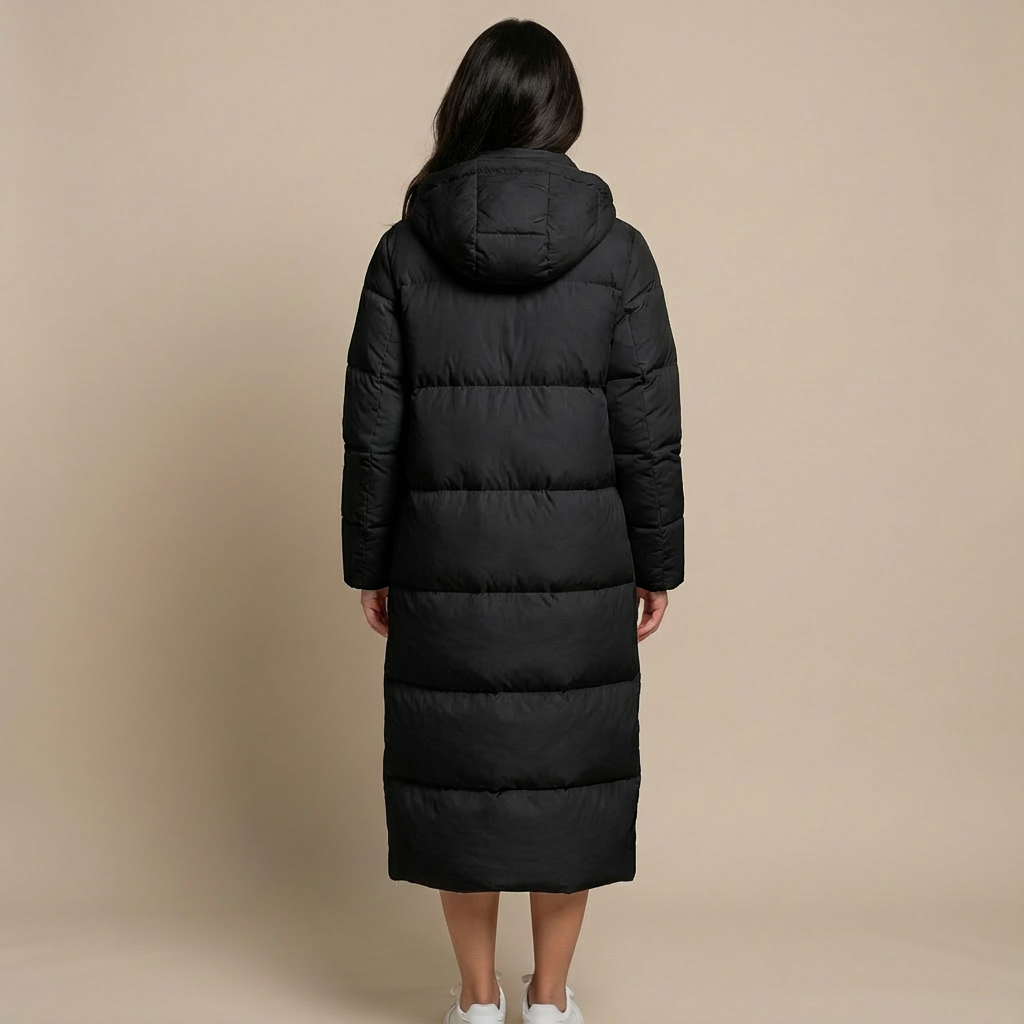 Tanzanix | Maxi Puffer Jacket with Spacious Hood-Apparel & Accessories > Clothing > Outerwear > Coats & Jackets > Puffer Jackets-Tanzanix