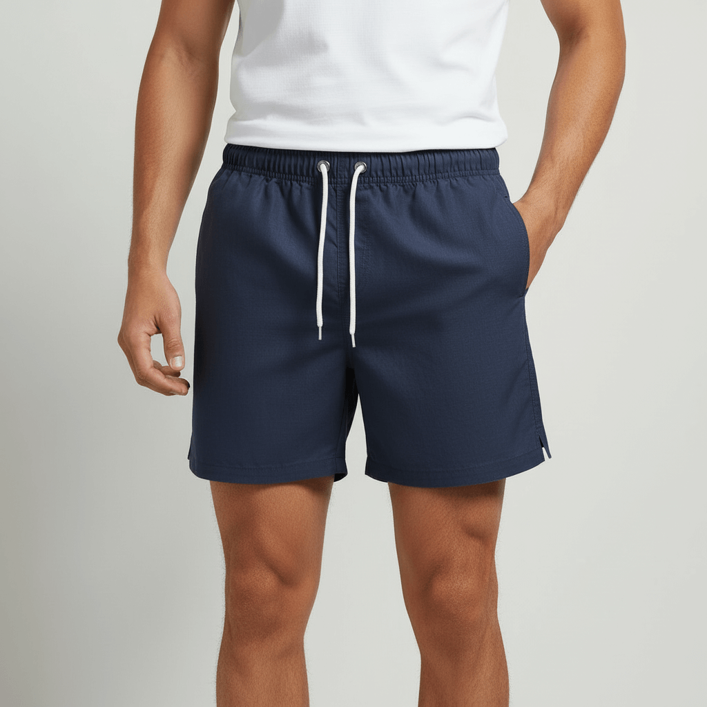 Tanzanix | Quick-drying adjustable swim shorts-Apparel & Accessories > Clothing > Swimwear-Navy-S-Tanzanix