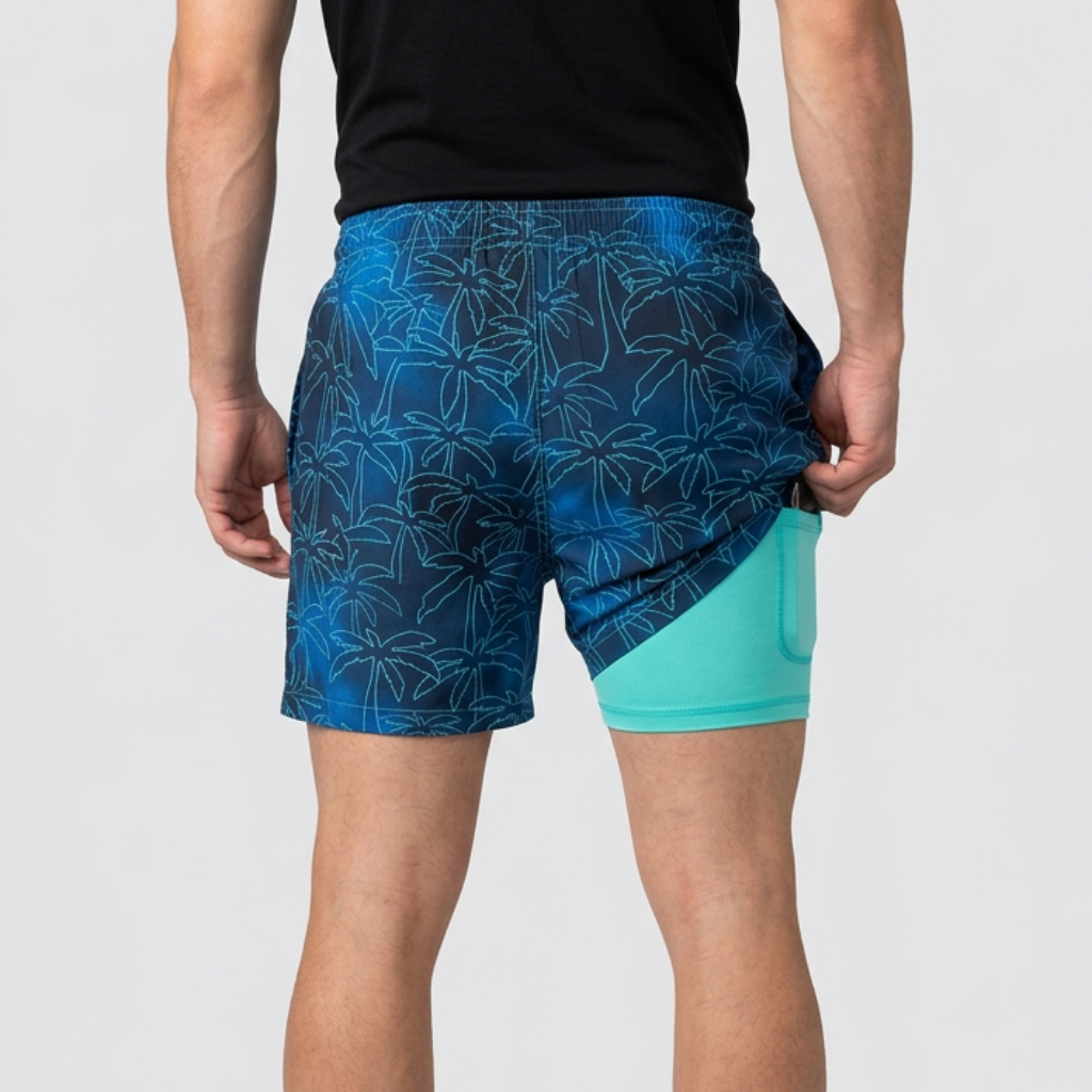 Tanzanix | Quick-drying swim shorts with compression layer-Apparel & Accessories > Clothing > Swimwear-Tanzanix