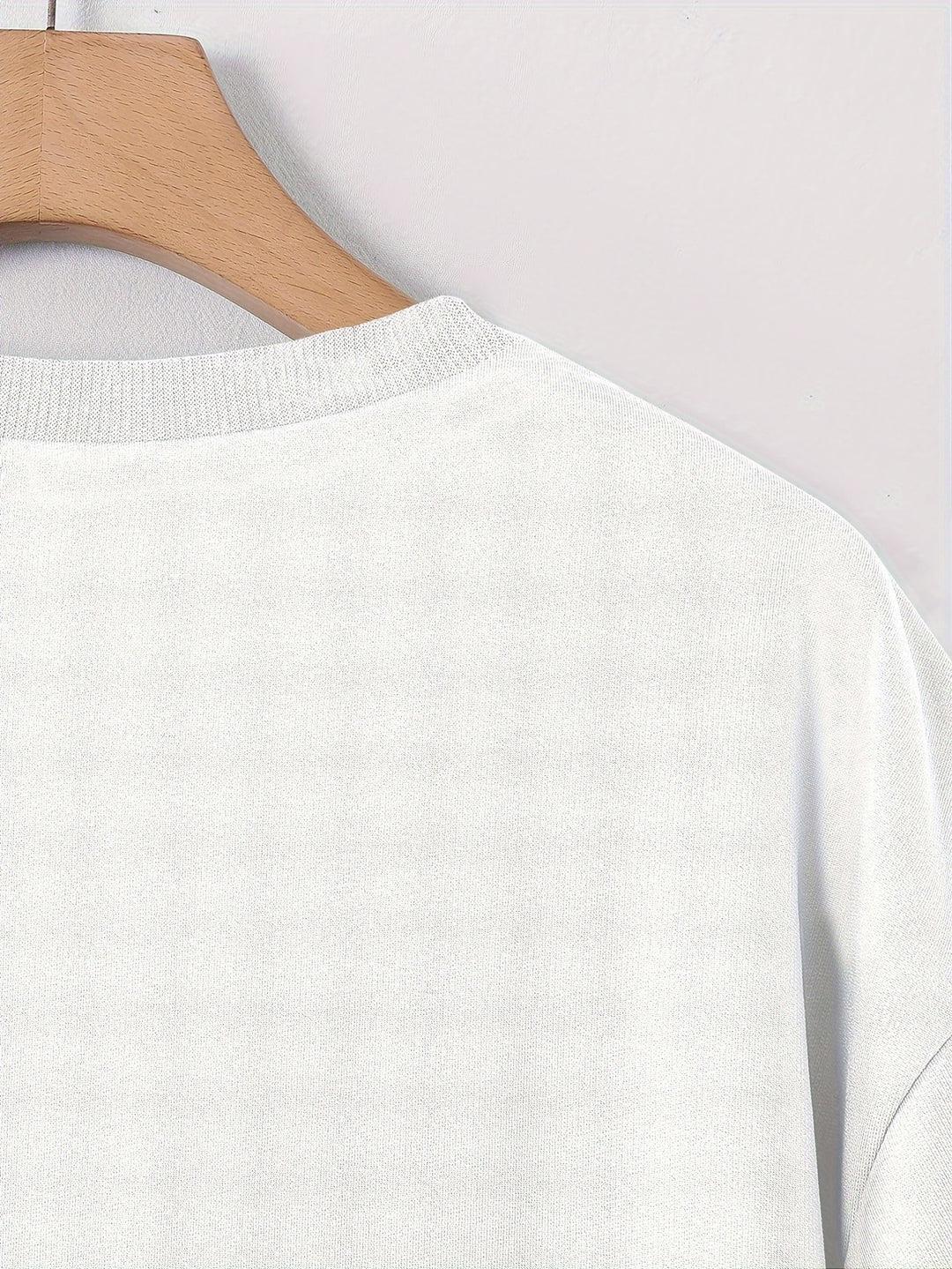 Tanzanix | Rose print loose fit t-shirt-Apparel & Accessories > Clothing > Clothing Tops > T-Shirts-Tanzanix