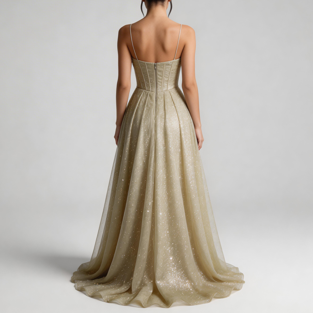 Tanzanix | Satin maxi dress with open back-Apparel & Accessories > Clothing > Dresses-Tanzanix