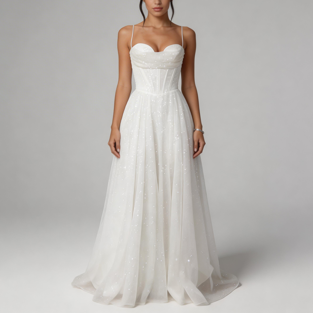 Tanzanix | Satin maxi dress with open back-Apparel & Accessories > Clothing > Dresses-White-S-Tanzanix