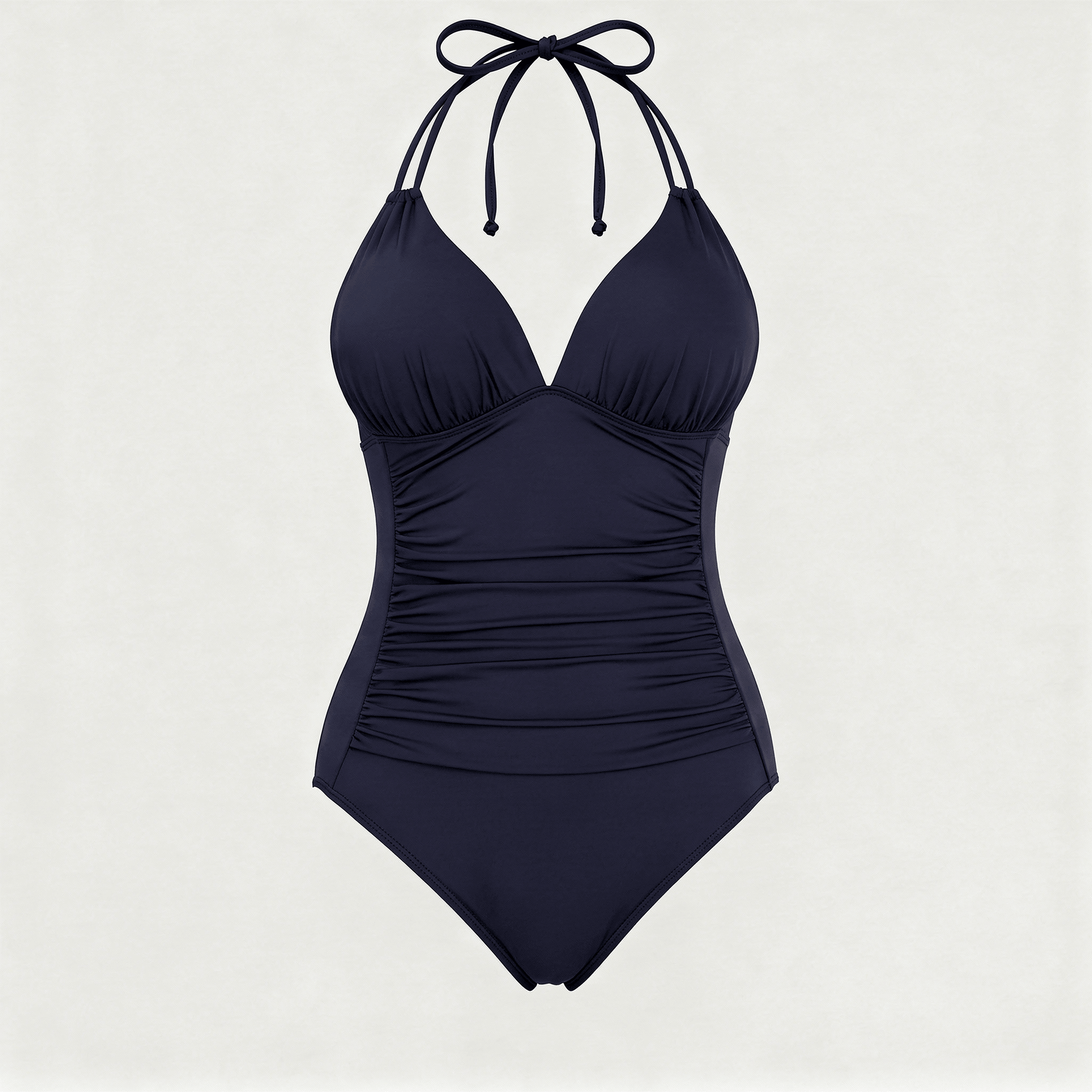 Tanzanix | Shaping one-piece swimsuit with V-neck and push-up support-Apparel & Accessories > Clothing > Swimwear > One-Piece Swimsuits-Tanzanix