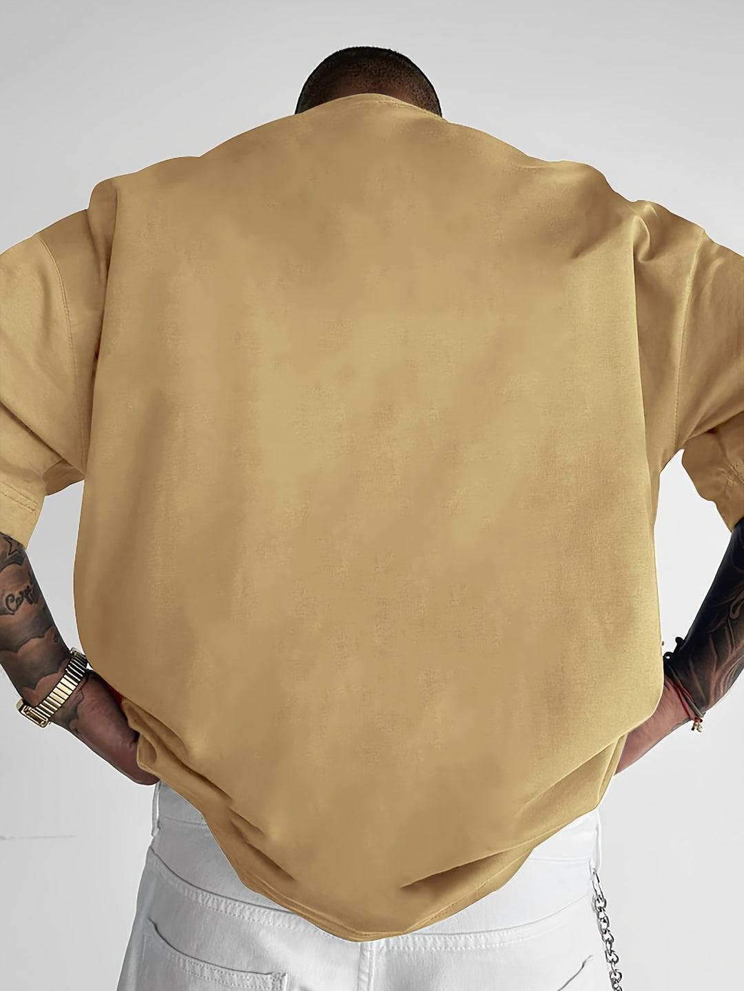 Tanzanix | Slogan print loose fit shirt-Apparel & Accessories > Clothing > Clothing Tops > T-Shirts-Tanzanix