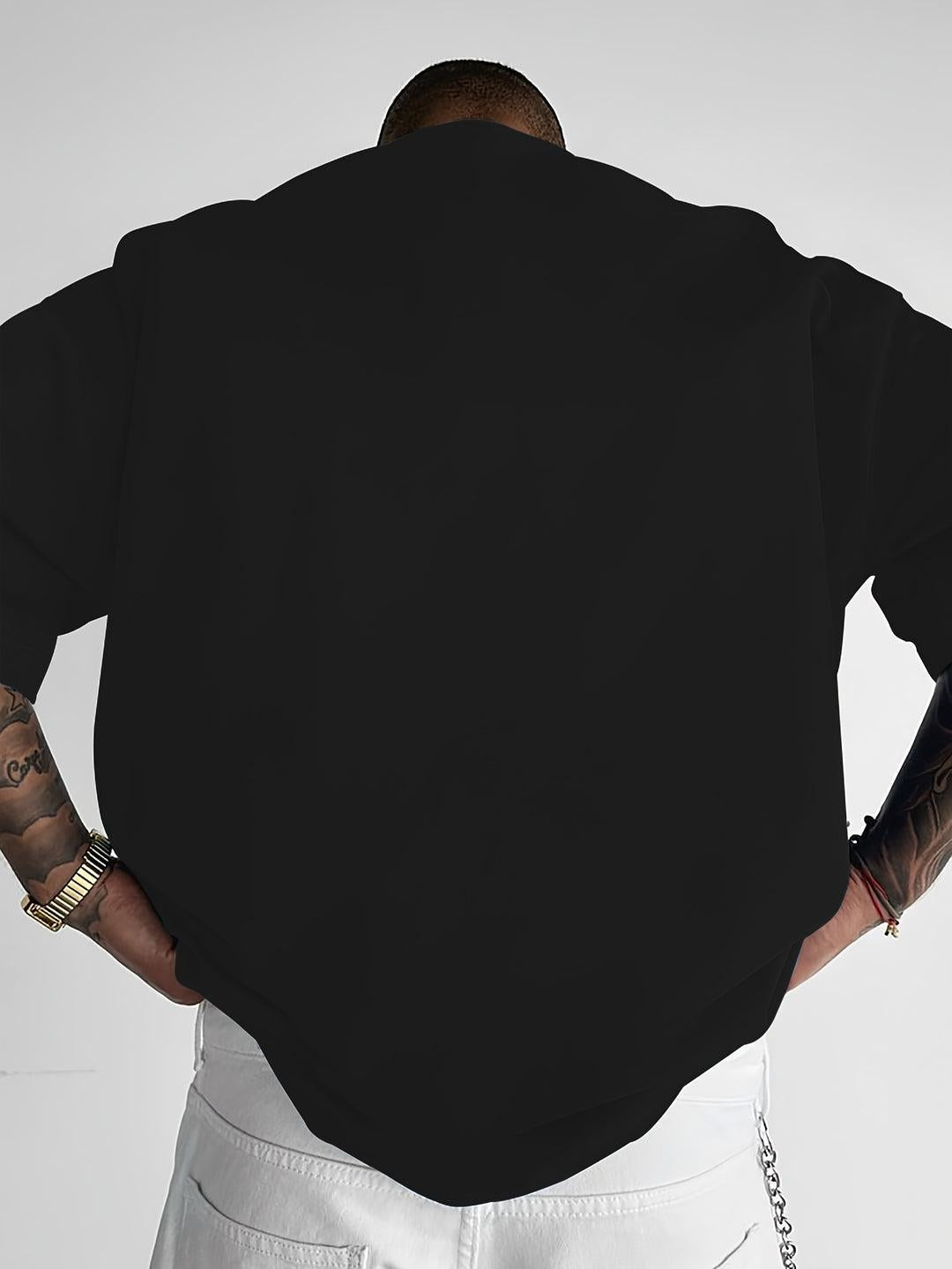 Tanzanix | Slogan print loose fit shirt-Apparel & Accessories > Clothing > Clothing Tops > T-Shirts-Tanzanix