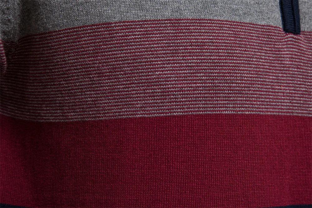 Tanzanix | Smooth knit texture, soft fiber blend half-zip sweater-Apparel & Accessories > Clothing > Clothing Tops > Sweaters-Tanzanix