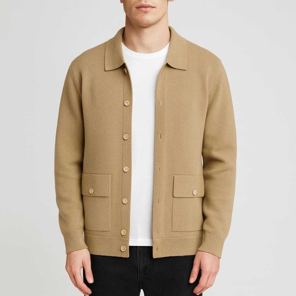 Tanzanix | Soft plush cashmere lapel jacket-Apparel & Accessories > Clothing > Outerwear > Coats & Jackets > Overcoats-Camel-S (50-60KG)-Tanzanix