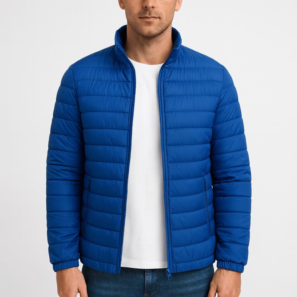 Tanzanix | Stylish down padded jacket-Apparel & Accessories > Clothing > Outerwear > Coats & Jackets > Puffer Jackets-Blue-S-Tanzanix