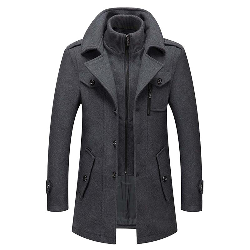 Tanzanix | Stylish winter trench coat with lightweight fit-Apparel & Accessories > Clothing > Outerwear > Coats & Jackets > Trench Coats-Tanzanix