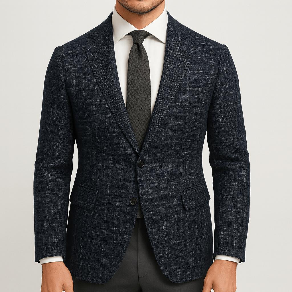 Tanzanix | Tailored blazer with structured cut-Apparel & Accessories > Clothing > Outerwear > Coats & Jackets > Sport Jackets-Black-S-Tanzanix