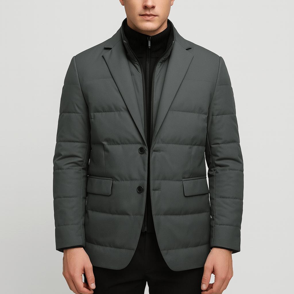 Tanzanix | Tailored fit, stylish parka jacket-Apparel & Accessories > Clothing > Outerwear > Coats & Jackets > Parkas-Manhattan Gray-M-Tanzanix