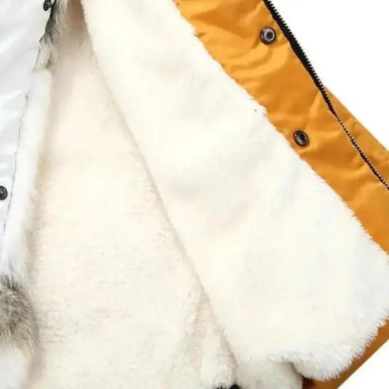 Tanzanix | Thermal puffer jacket with removable hood-Apparel & Accessories > Clothing > Outerwear > Coats & Jackets > Puffer Jackets-Tanzanix