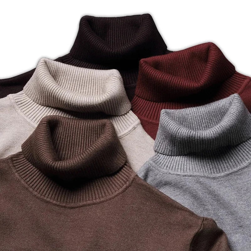 Tanzanix | Turtleneck sweater with long sleeves-Apparel & Accessories > Clothing > Clothing Tops > Sweaters-Tanzanix