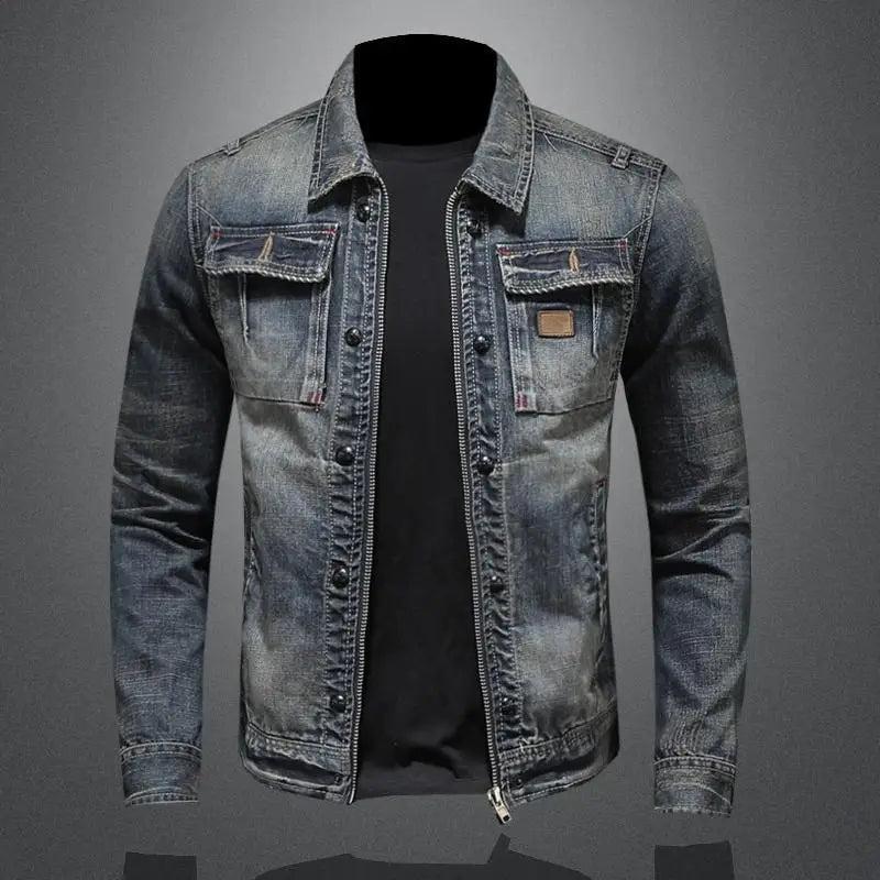 Tanzanix | Vintage denim jacket-Apparel & Accessories > Clothing > Outerwear > Coats & Jackets-Tanzanix