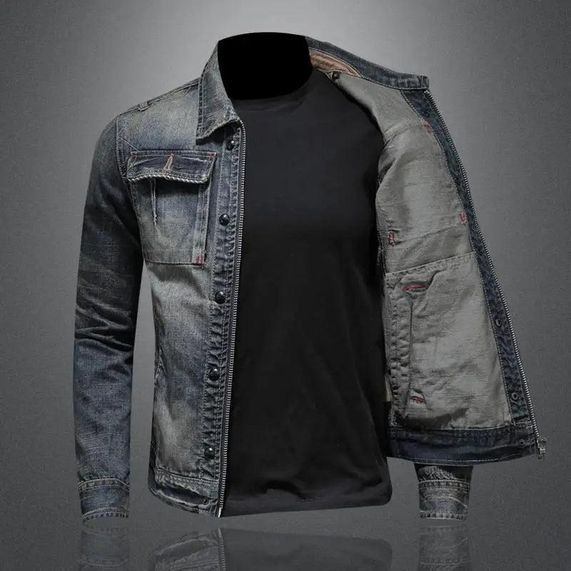 Tanzanix | Vintage denim jacket-Apparel & Accessories > Clothing > Outerwear > Coats & Jackets-Tanzanix