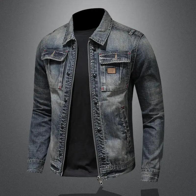 Tanzanix | Vintage denim jacket-Apparel & Accessories > Clothing > Outerwear > Coats & Jackets-Tanzanix