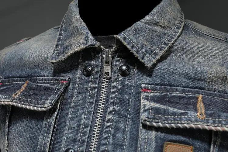 Tanzanix | Vintage denim jacket-Apparel & Accessories > Clothing > Outerwear > Coats & Jackets-Tanzanix
