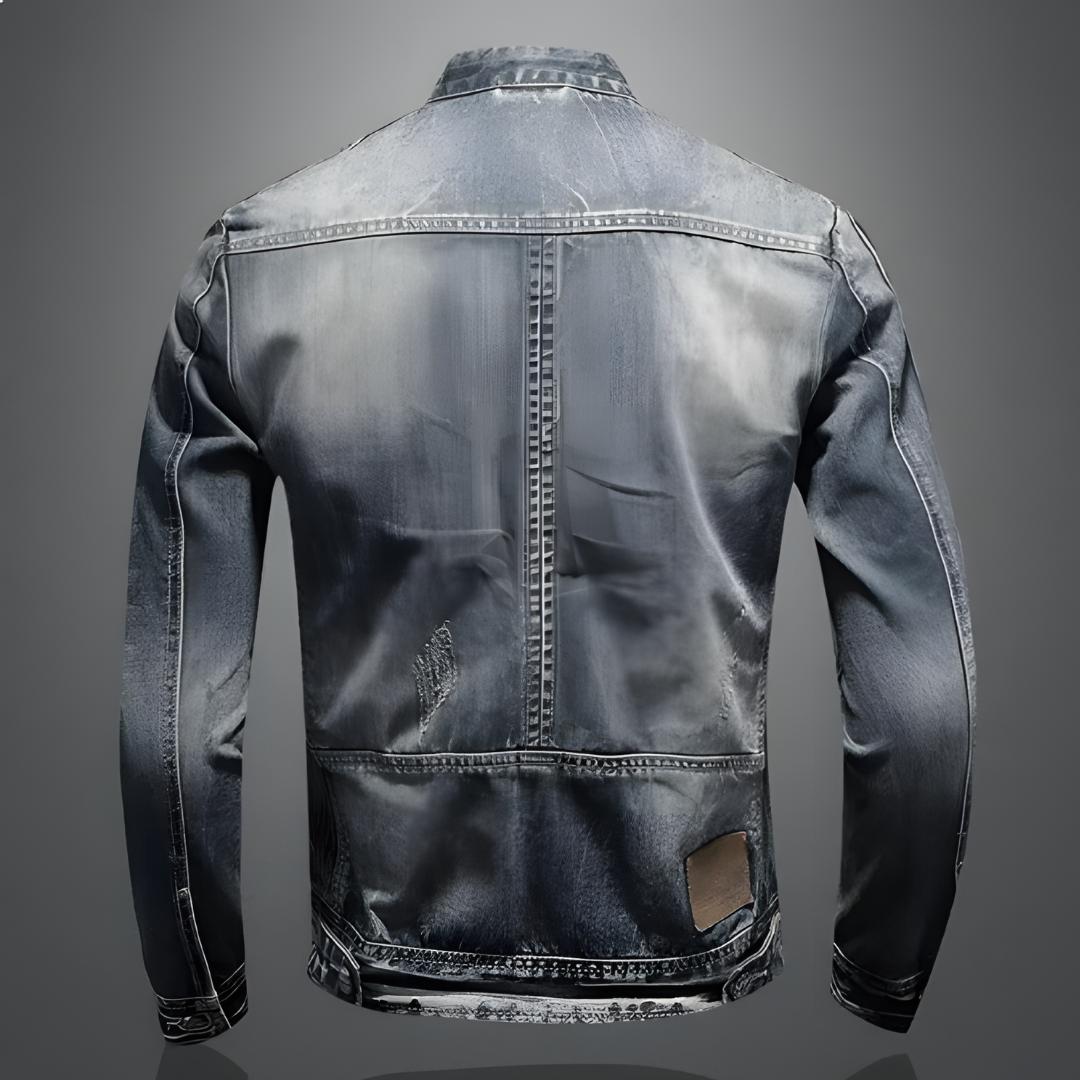 Tanzanix | Vintage denim jacket with tailored cut-Apparel & Accessories > Clothing > Outerwear > Coats & Jackets-Tanzanix
