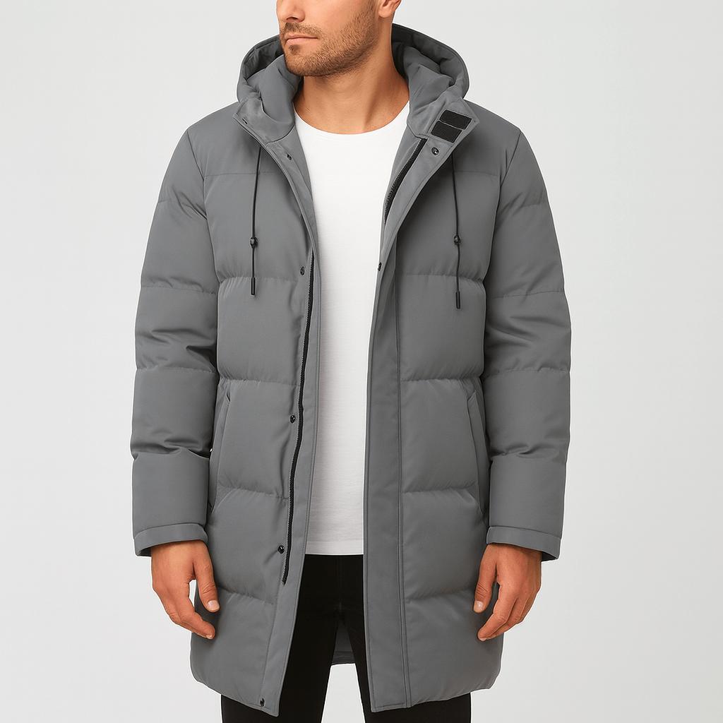 Tanzanix | Water-resistant insulated winter puffer jacket-Apparel & Accessories > Clothing > Outerwear > Coats & Jackets > Puffer Jackets-Gray-S-Tanzanix