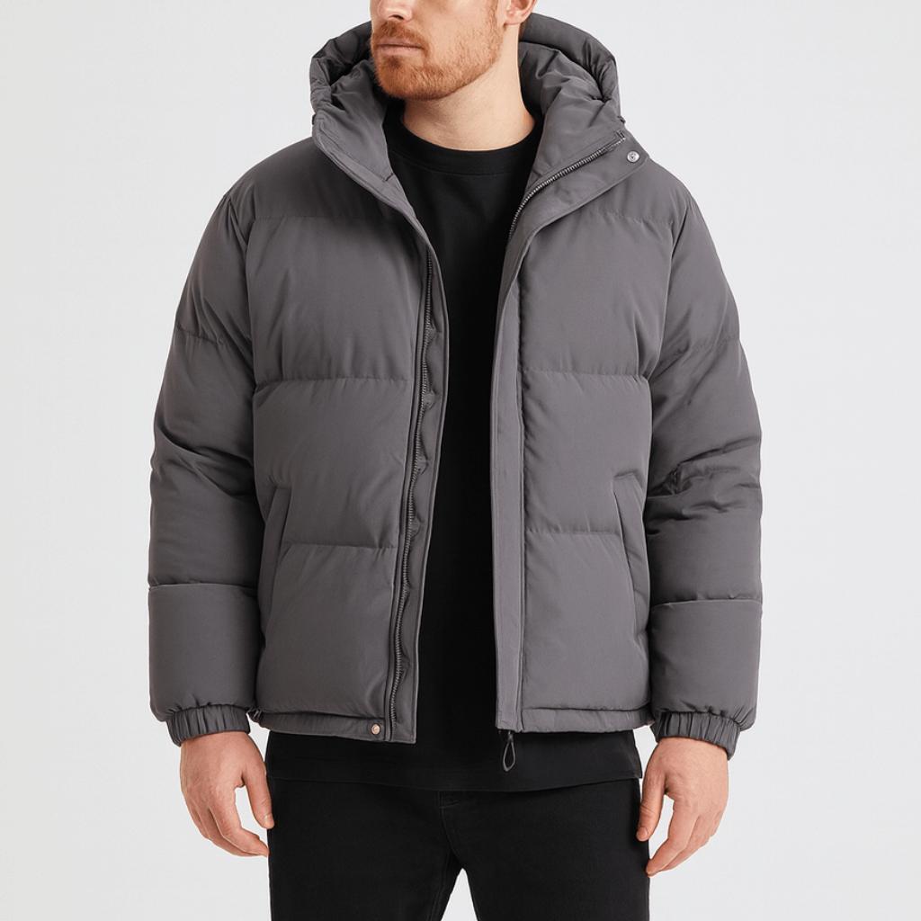 Tanzanix | Waterproof insulated puffer jacket-Apparel & Accessories > Clothing > Outerwear > Coats & Jackets > Puffer Jackets-Gray-S-Tanzanix
