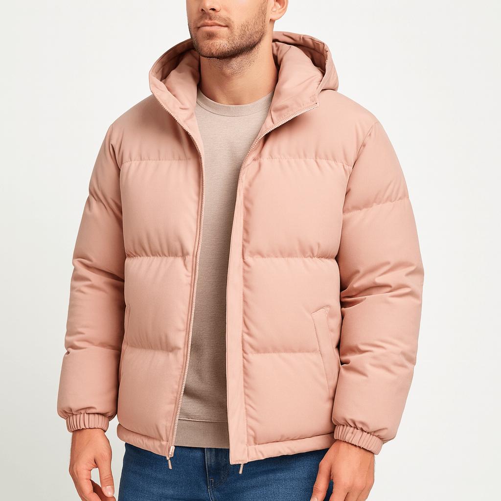 Tanzanix | Waterproof insulated puffer jacket-Apparel & Accessories > Clothing > Outerwear > Coats & Jackets > Puffer Jackets-Pink-S-Tanzanix
