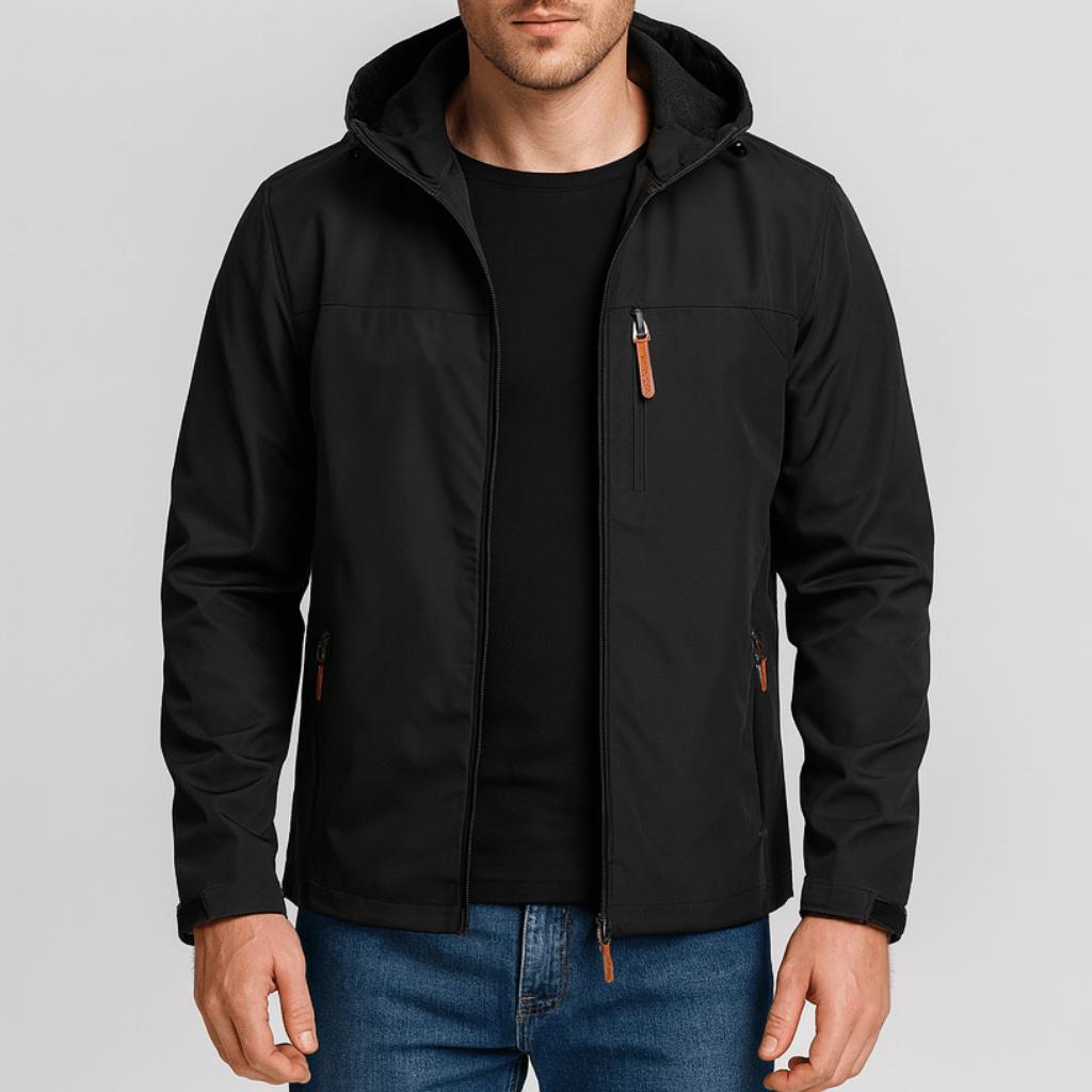 Tanzanix | Waterproof softshell jacket-Apparel & Accessories > Clothing > Outerwear > Coats & Jackets-Black-M-Tanzanix