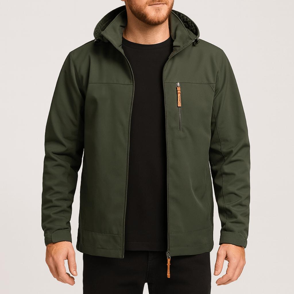 Tanzanix | Waterproof softshell jacket-Apparel & Accessories > Clothing > Outerwear > Coats & Jackets-Green-M-Tanzanix