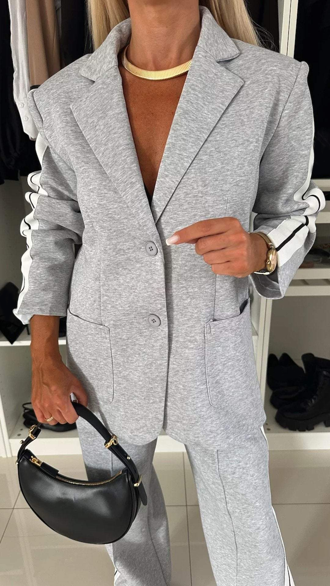 Abigail | Women's Two-Piece Blazer & Trouser Suit Set - view 8