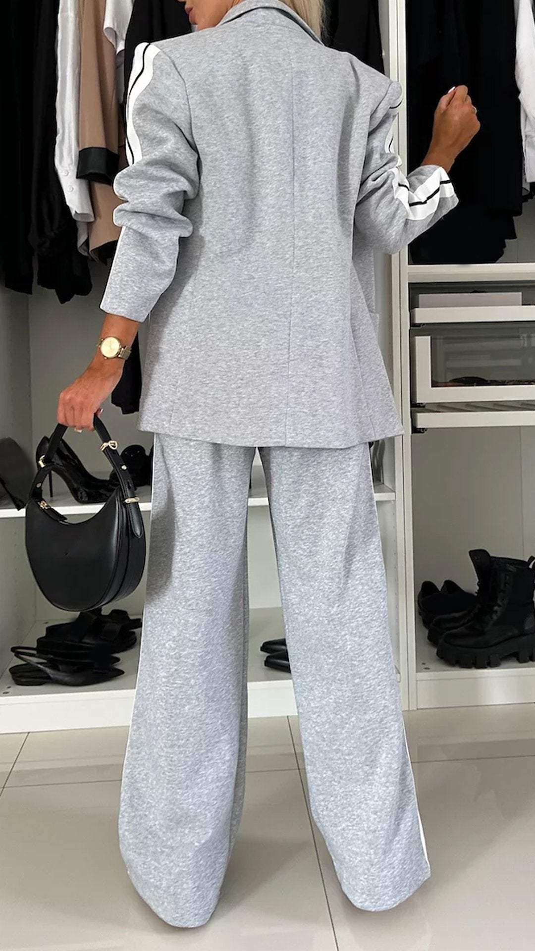 Abigail | Women's Two-Piece Blazer & Trouser Suit Set - view 9