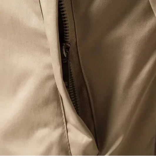 Alexander | Men's Striped Trim Bomber Jacket - view 6