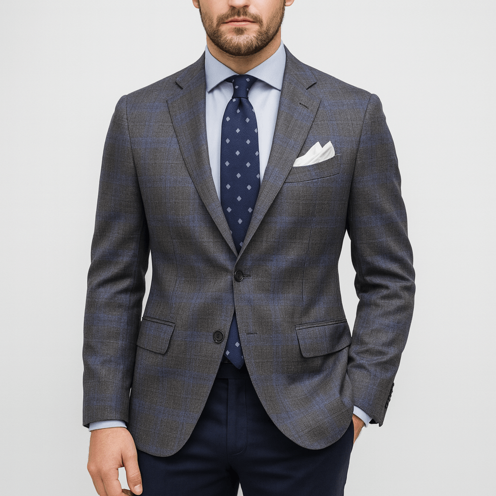 Alfie | Men's Slim Fit Blazer Jacket - Black