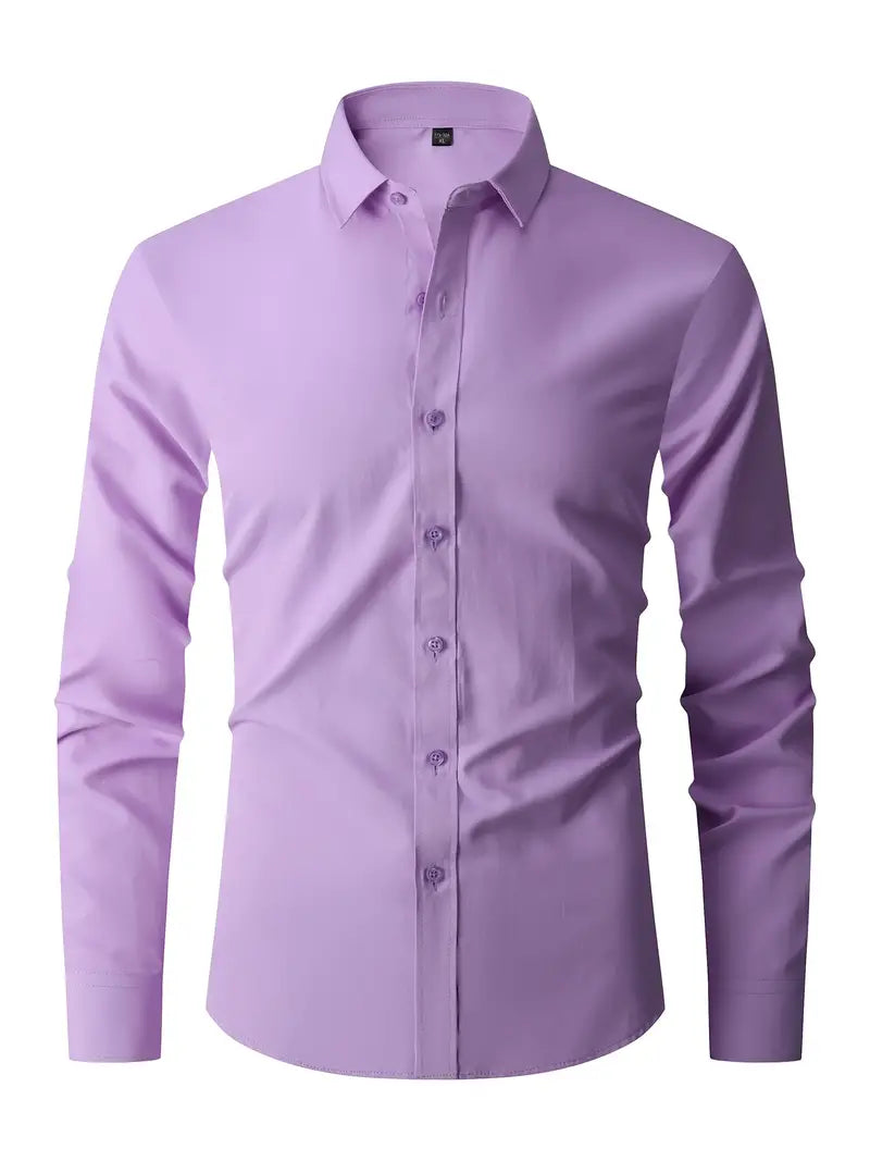 Charlie | Men's Slim Fit Button-Up Shirt - view 9
