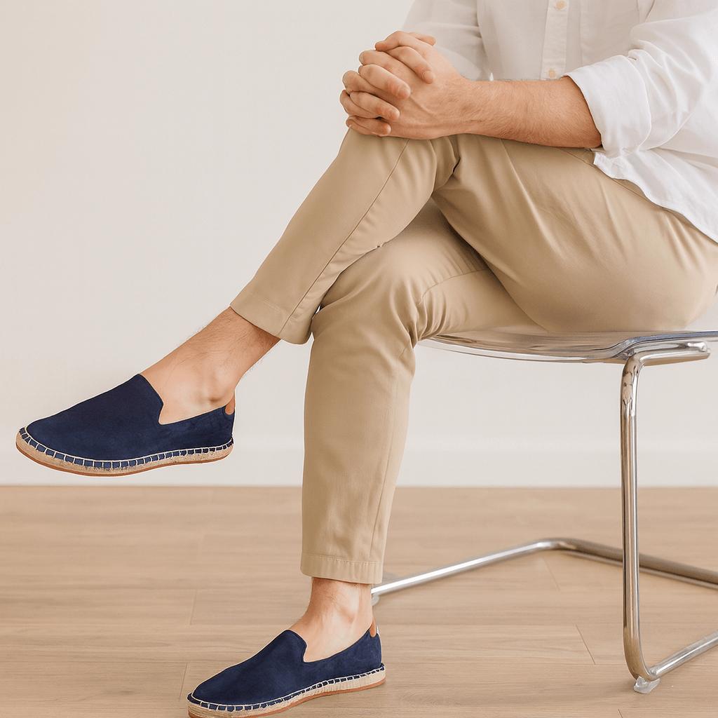 Dylan | Men's Canvas Espadrilles - Blue