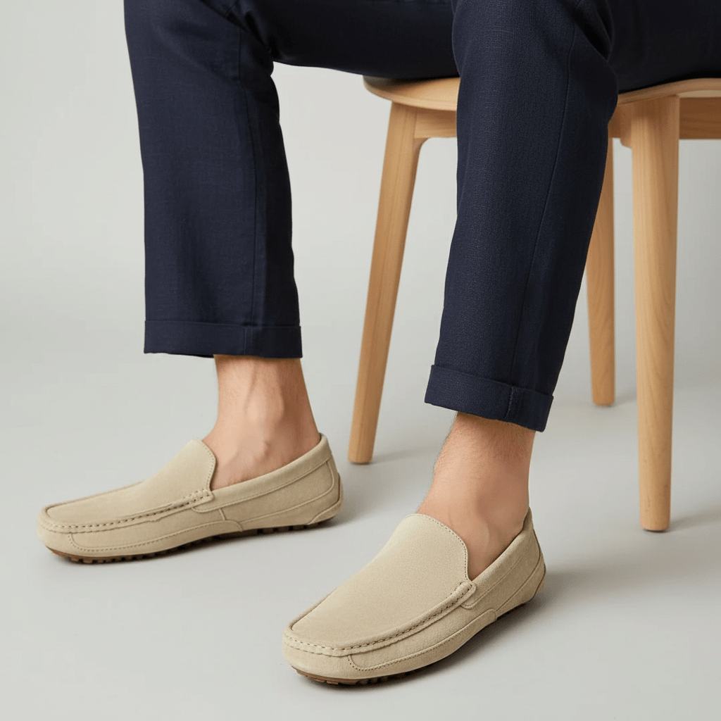 Freddie | Men's Suede Driving Loafers - view 4