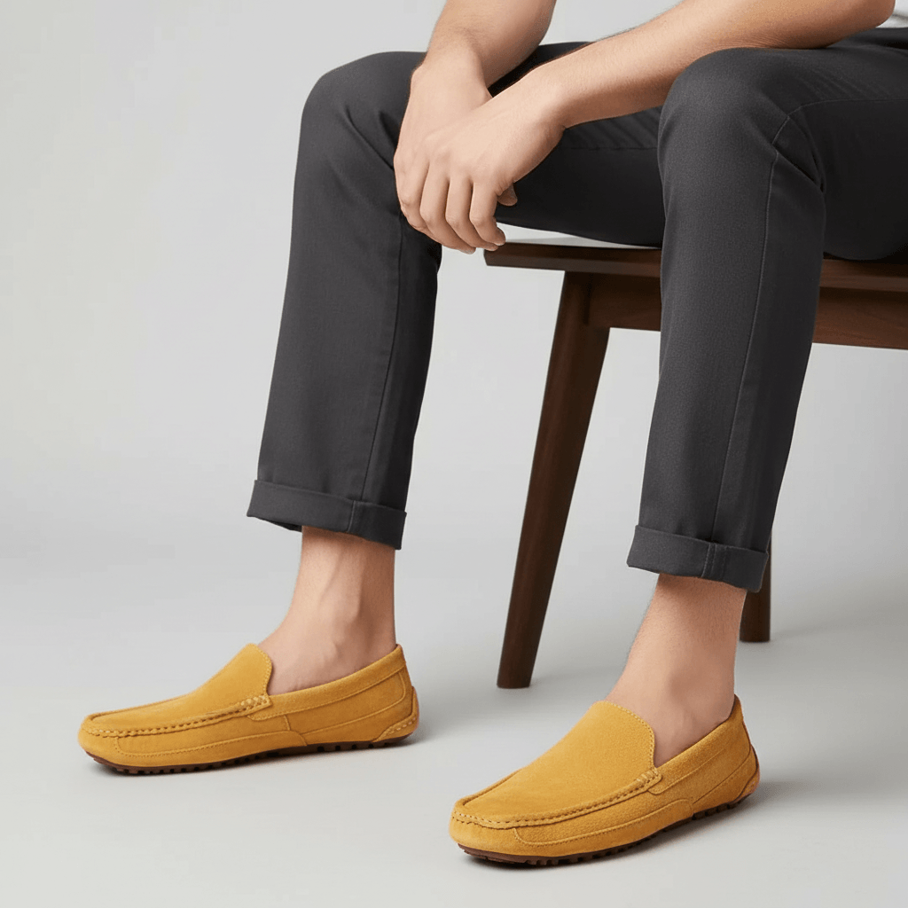 Freddie | Men's Suede Driving Loafers - view 5