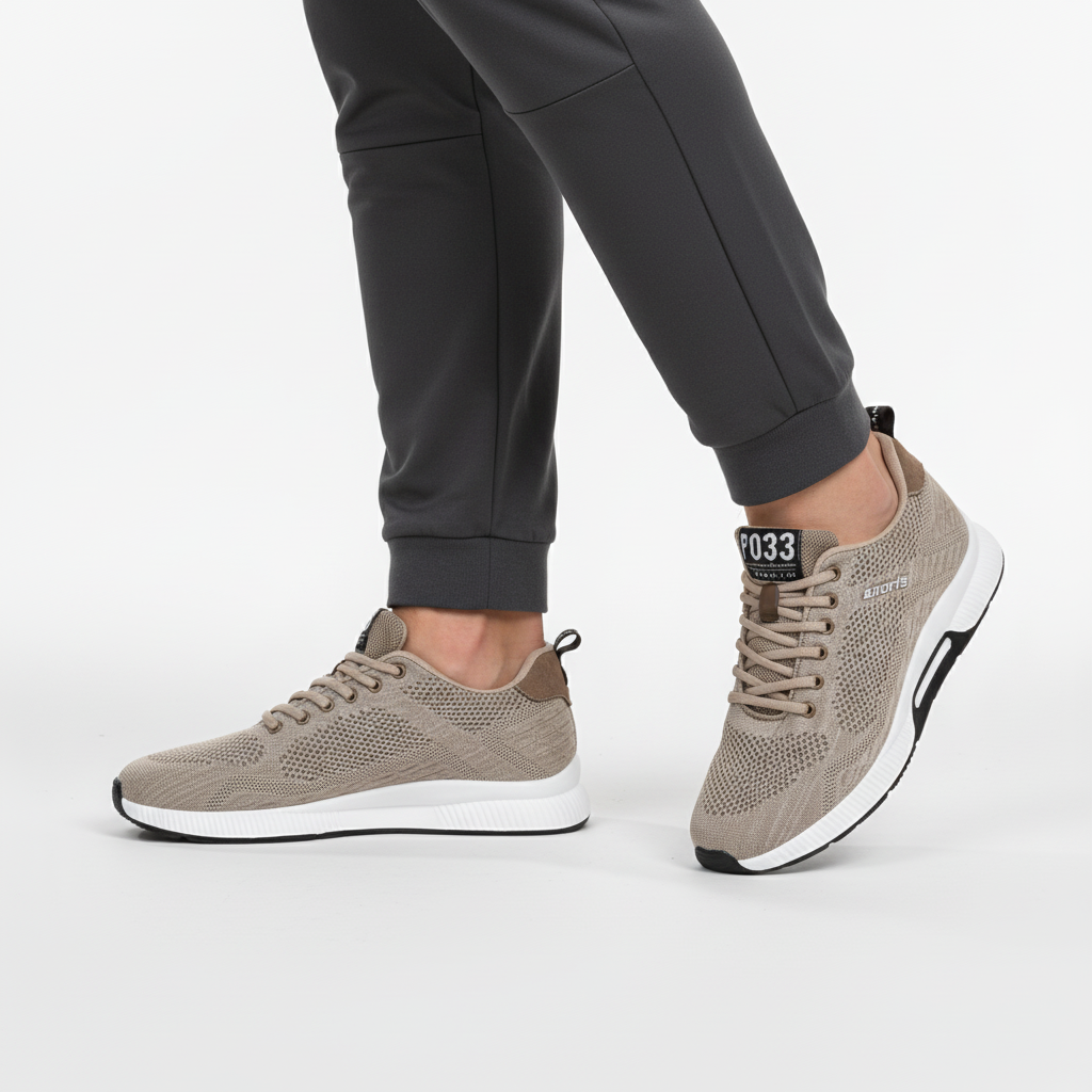 George | Men's Height-Increasing Sneakers - Beige
