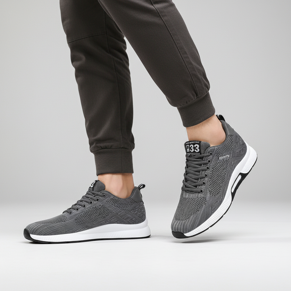 George | Men's Height-Increasing Sneakers - Grey