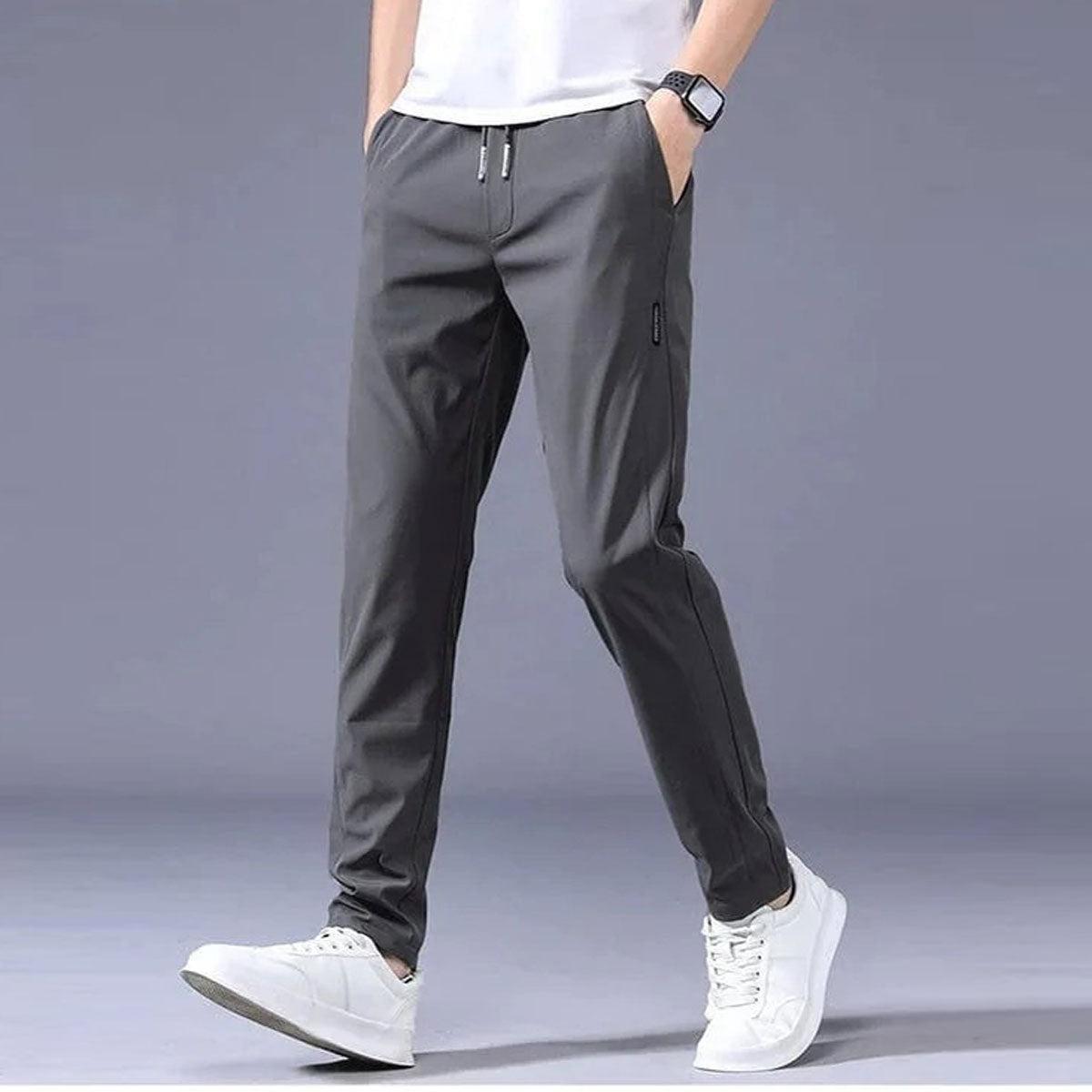 Harrison | Men's Slim Fit Stretch Trousers - view 4