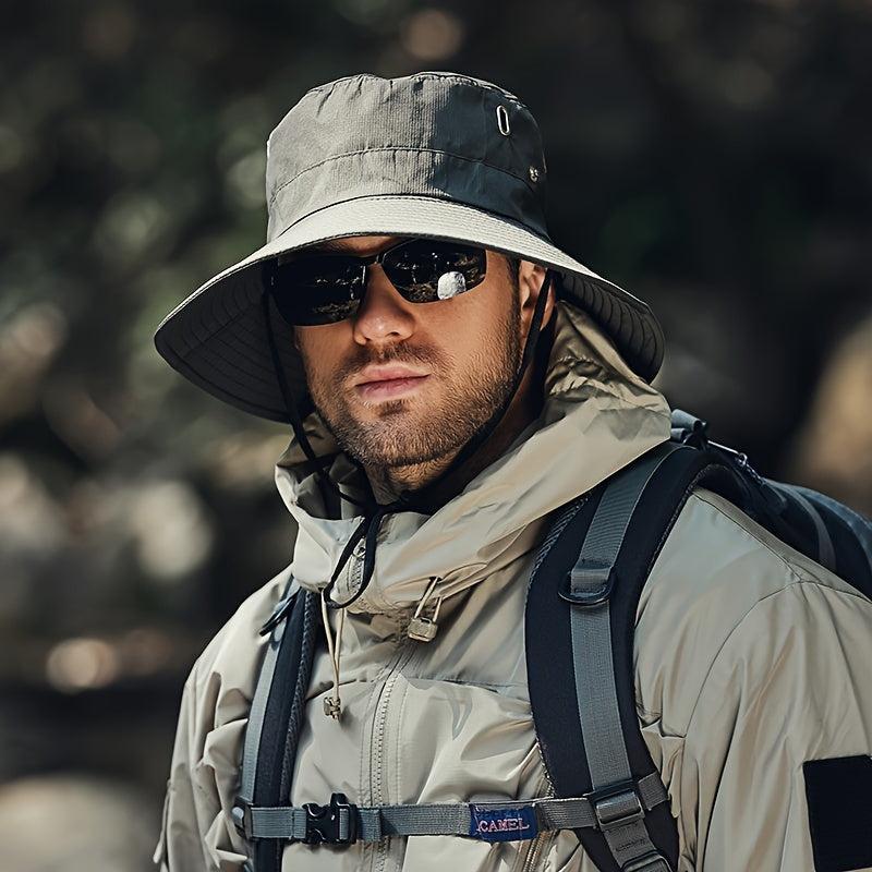 Henry | Wide Brim Bucket Sun Hat - Military Green