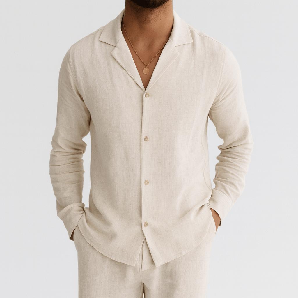 Kai | Men's Linen Co-Ord Set - view 2